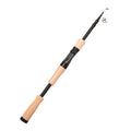 1.5 - 2.4M Telescopic Carbon Fishing Rod Rotary Baitcasting (8 - 25g) with Wooden Handle - Outdoors & Sports Tinker Time