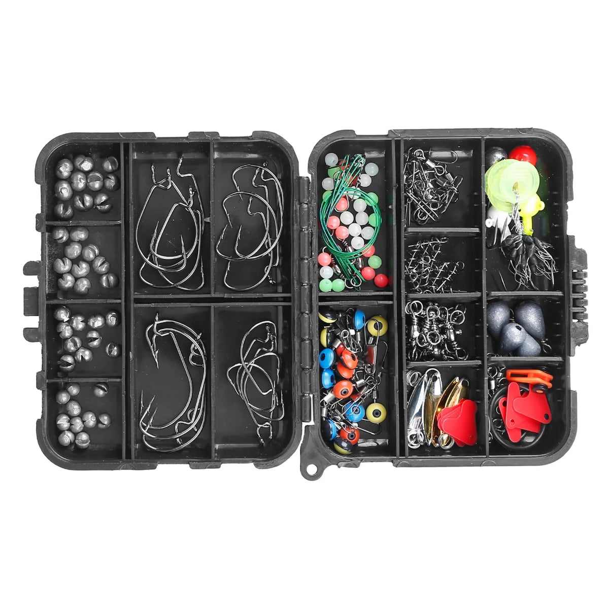 188Pcs Fishing Accessory Kit Portable Fishing Set - Outdoors & Sports Tinker Time