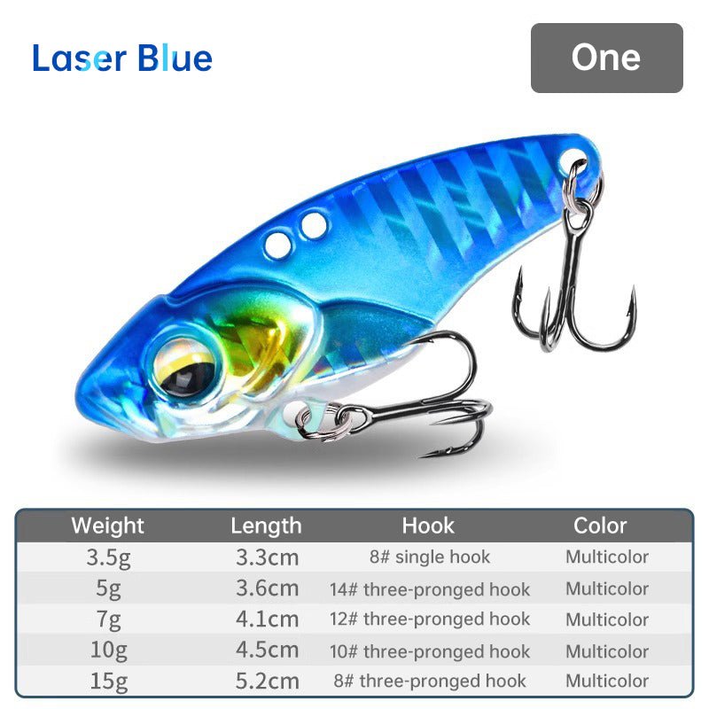 1PCS 3.5g/5g/7g/10g/15g VIB Fishing Lure – Rattlesnake Iron Jig, long-cast hard lure for predatory fish. - Outdoors & Sports Tinker Time