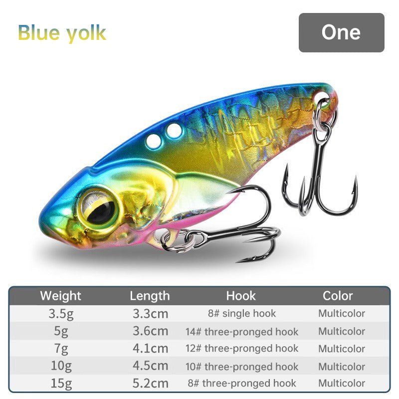 1PCS 3.5g/5g/7g/10g/15g VIB Fishing Lure – Rattlesnake Iron Jig, long-cast hard lure for predatory fish. - Outdoors & Sports Tinker Time