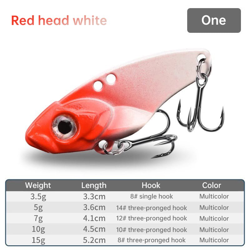 1PCS 3.5g/5g/7g/10g/15g VIB Fishing Lure – Rattlesnake Iron Jig, long-cast hard lure for predatory fish. - Outdoors & Sports Tinker Time