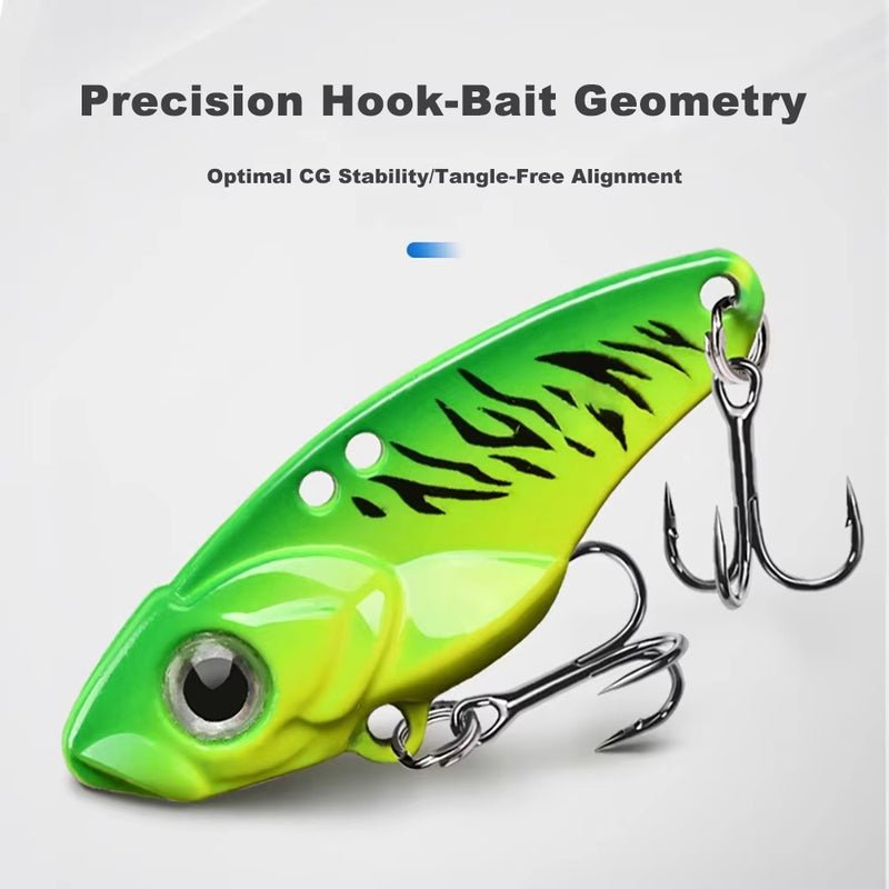 1PCS 3.5g/5g/7g/10g/15g VIB Fishing Lure – Rattlesnake Iron Jig, long-cast hard lure for predatory fish. - Outdoors & Sports Tinker Time