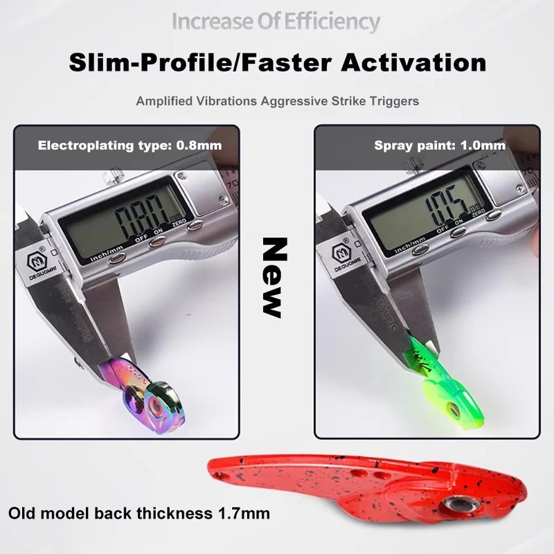 1PCS 3.5g/5g/7g/10g/15g VIB Fishing Lure – Rattlesnake Iron Jig, long-cast hard lure for predatory fish. - Outdoors & Sports Tinker Time