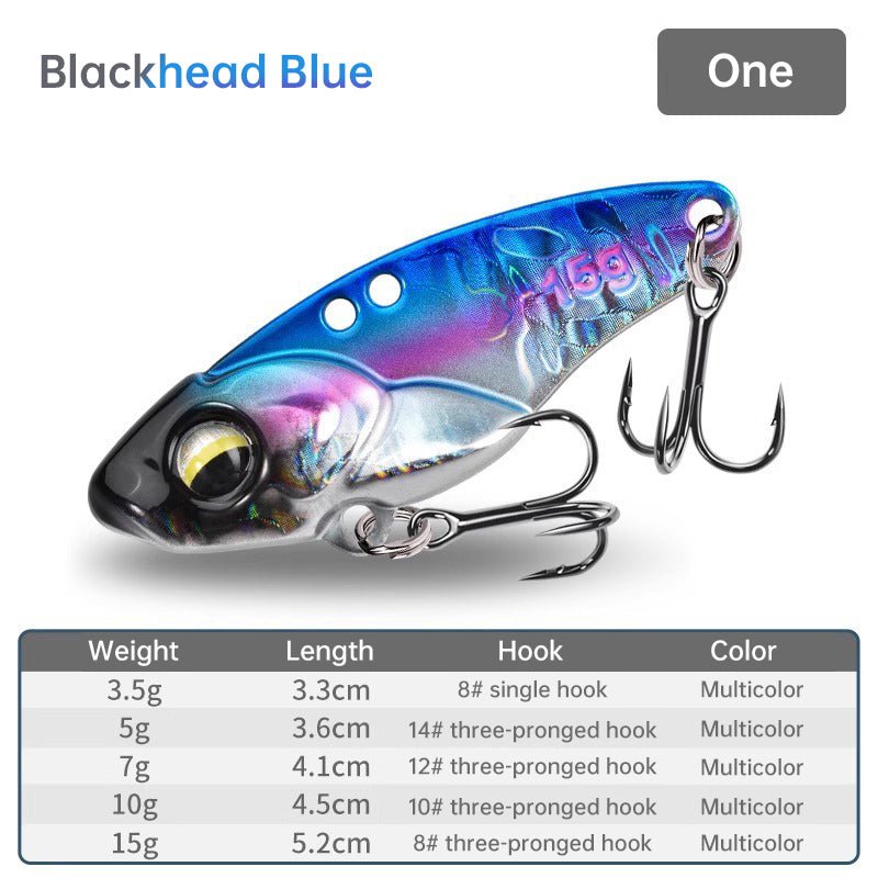 1PCS 3.5g/5g/7g/10g/15g VIB Fishing Lure – Rattlesnake Iron Jig, long-cast hard lure for predatory fish. - Outdoors & Sports Tinker Time