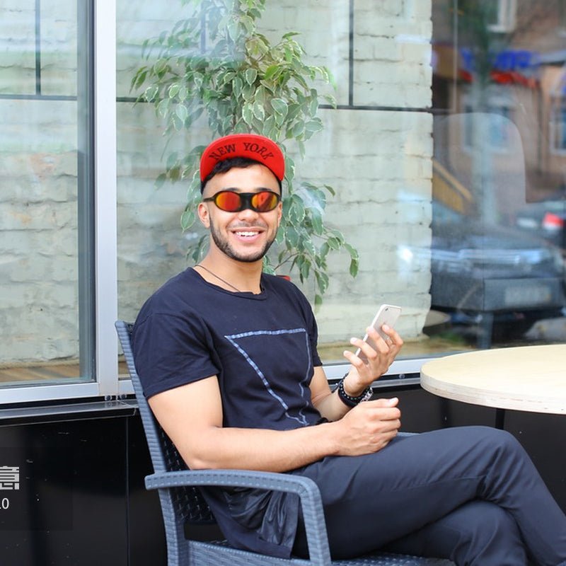2025 Men's Outdoor Sunglasses: Y2K Cycling/Driving, Polarized, Windproof, INS Trendy - Outdoors & Sports Tinker Time