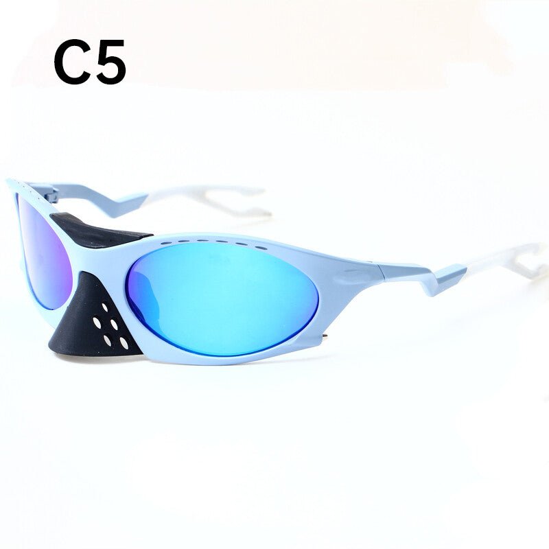 2025 Men's Outdoor Sunglasses: Y2K Cycling/Driving, Polarized, Windproof, INS Trendy - Outdoors & Sports Tinker Time