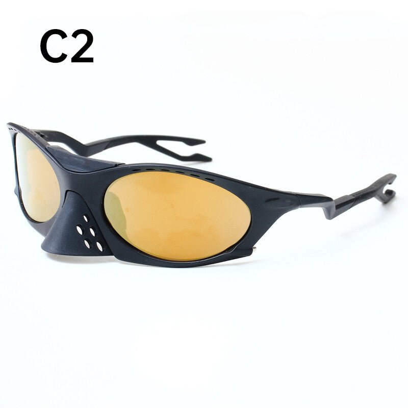 2025 Men's Outdoor Sunglasses: Y2K Cycling/Driving, Polarized, Windproof, INS Trendy - Outdoors & Sports Tinker Time