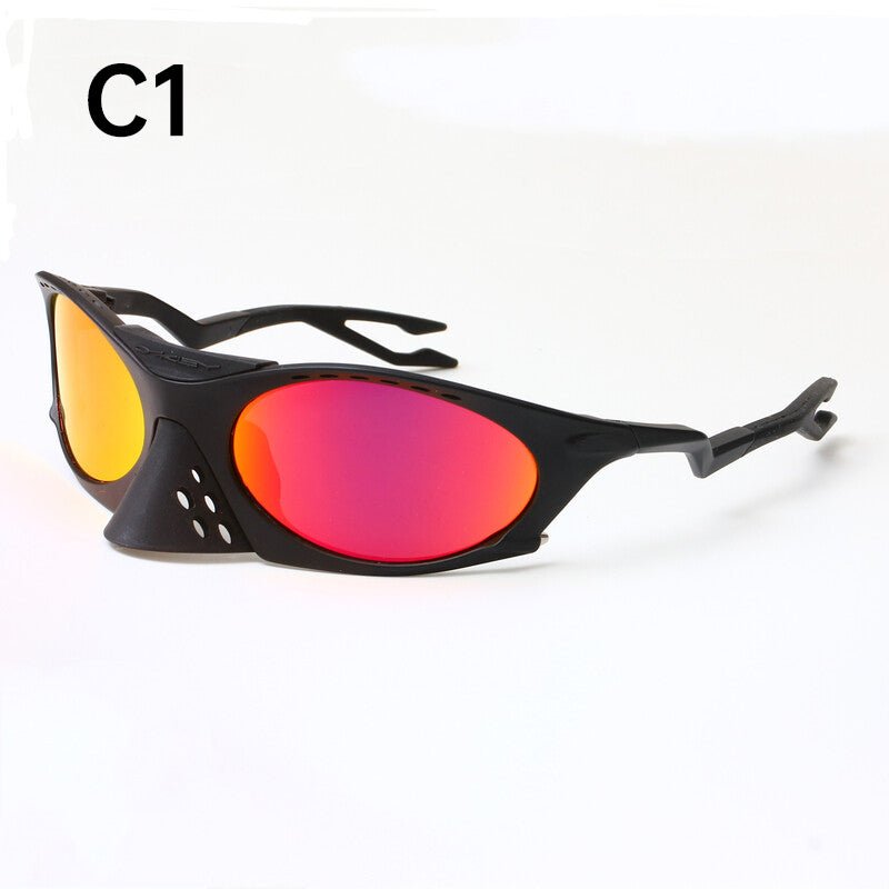 2025 Men's Outdoor Sunglasses: Y2K Cycling/Driving, Polarized, Windproof, INS Trendy - Outdoors & Sports Tinker Time