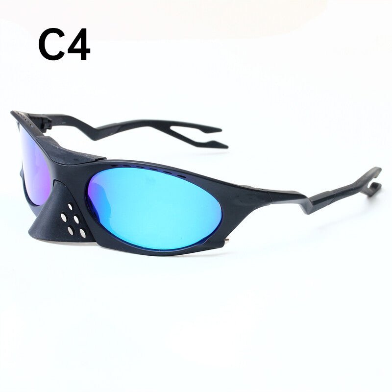 2025 Men's Outdoor Sunglasses: Y2K Cycling/Driving, Polarized, Windproof, INS Trendy - Outdoors & Sports Tinker Time