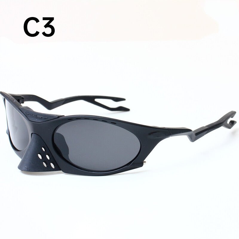 2025 Men's Outdoor Sunglasses: Y2K Cycling/Driving, Polarized, Windproof, INS Trendy - Outdoors & Sports Tinker Time