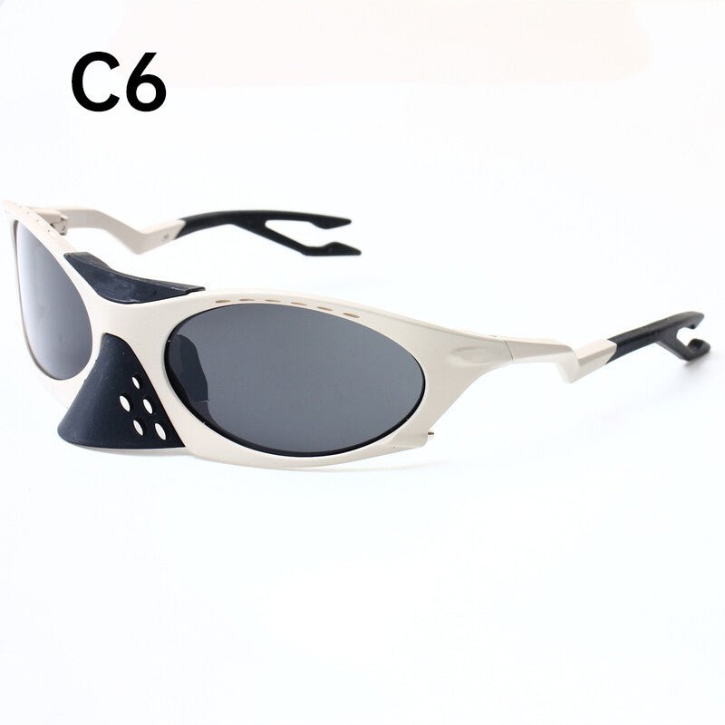 2025 Men's Outdoor Sunglasses: Y2K Cycling/Driving, Polarized, Windproof, INS Trendy - Outdoors & Sports Tinker Time