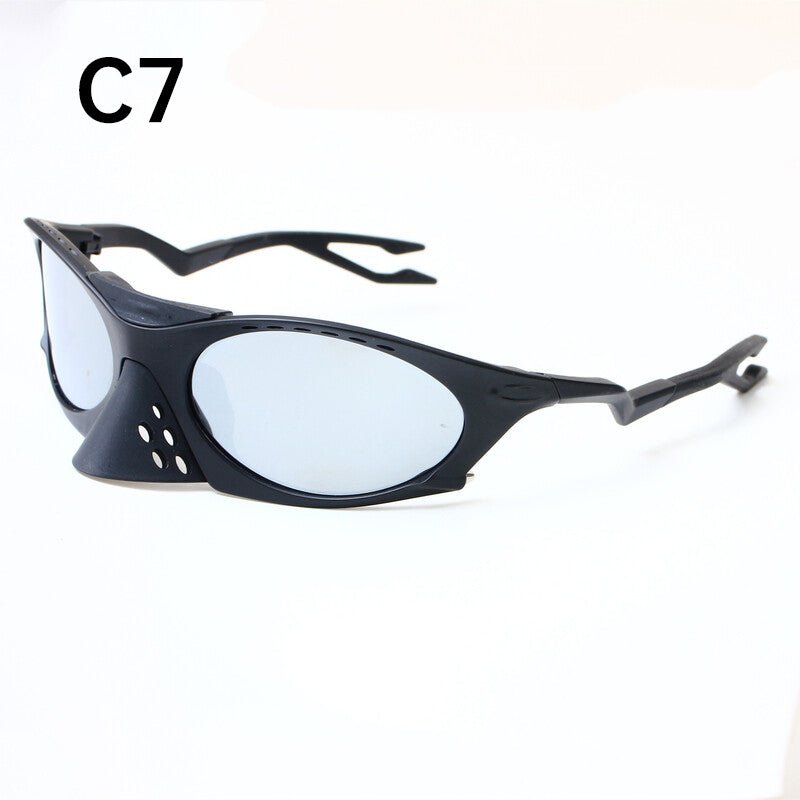 2025 Men's Outdoor Sunglasses: Y2K Cycling/Driving, Polarized, Windproof, INS Trendy - Outdoors & Sports Tinker Time