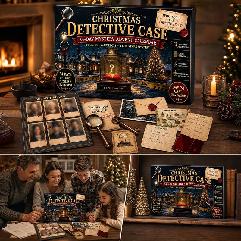 24-Day Mystery Adventure Advent Calendar – Christmas Puzzle Escape Room Game with 6 Themes, Daily Surprise Discovery - Outdoors & Sports Tinker Time