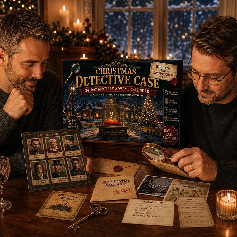 24-Day Mystery Adventure Advent Calendar – Christmas Puzzle Escape Room Game with 6 Themes, Daily Surprise Discovery - Outdoors & Sports Tinker Time