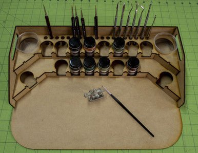 34mm Painting Station for Citadel, GW and Model Master Paints - Outdoors & Sports Tinker Time