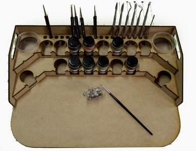 34mm Painting Station for Citadel, GW and Model Master Paints - Outdoors & Sports Tinker Time