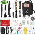 47Pcs Emergency Survival Kit - Outdoors & Sports Tinker Time