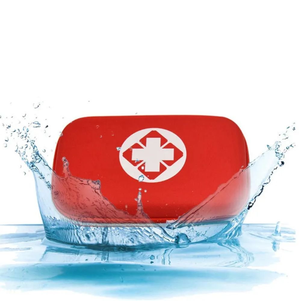 63-Piece First Aid Kit - Semi Hard Case - Outdoors & Sports Tinker Time