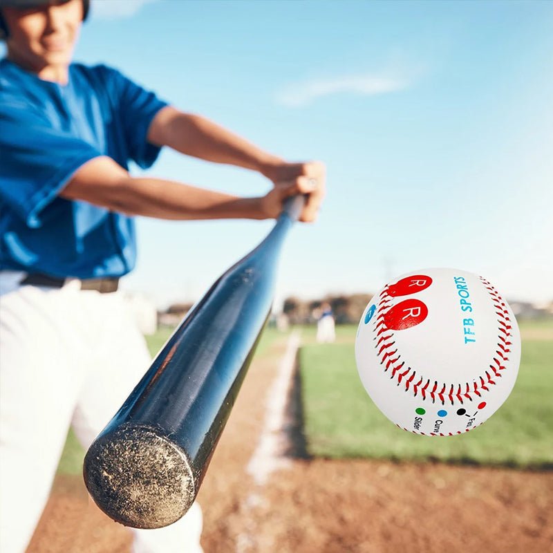 9 Inch Competition Training Baseball with Finger Placement Markers Games Practice Baseball Training Aid for Pitching - Outdoors & Sports Tinker Time