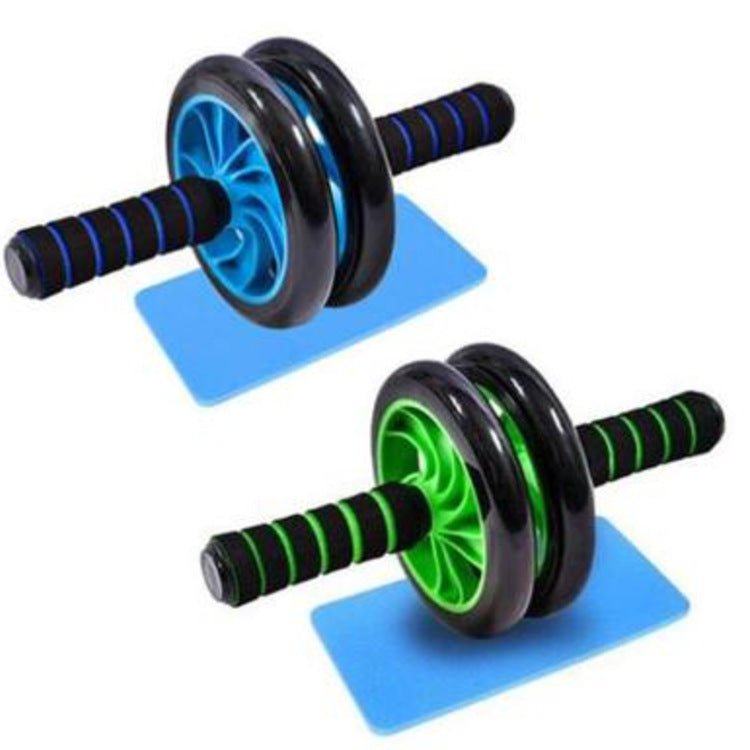 Abdominal Exercise Roller - Classic Dual Wheel with Foam Handles - Includes Extra Thick Knee Pad - Outdoors & Sports Tinker Time
