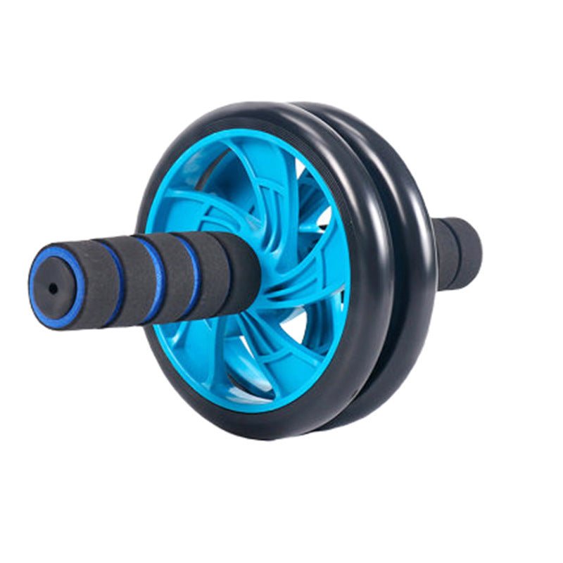 Abdominal Exercise Roller - Classic Dual Wheel with Foam Handles - Includes Extra Thick Knee Pad - Outdoors & Sports Tinker Time