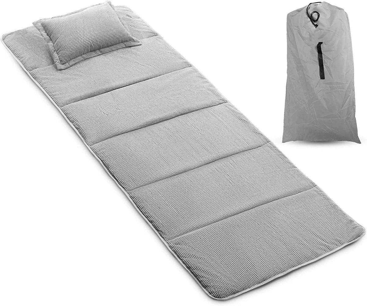 Alpcour Camping Cot Mattress Pad and Pillow - Outdoors & Sports Tinker Time