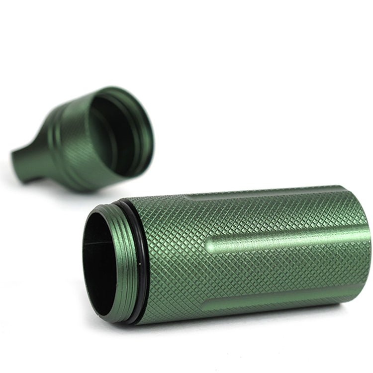 Aluminum alloy fully sealed EDC waterproof tank outdoor survival equipment waterproof compartment flat head waterproof storage b - Outdoors & Sports Tinker Time