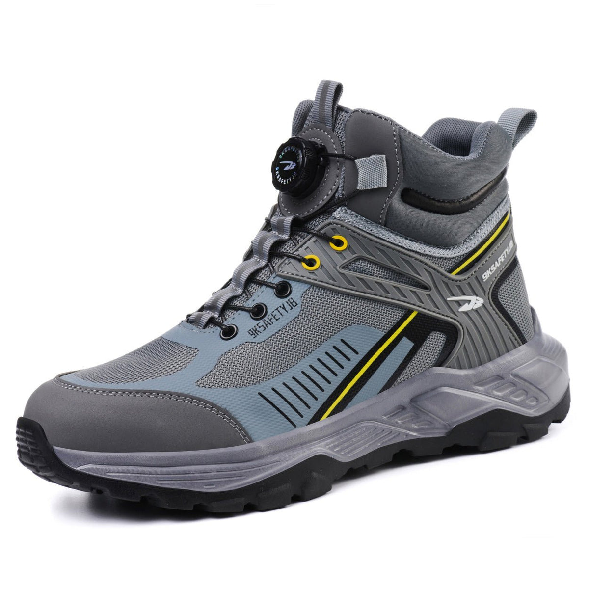 Anti smashing and anti piercing steel toe cap construction site wear-resistant high top work boots - Outdoors & Sports Tinker Time