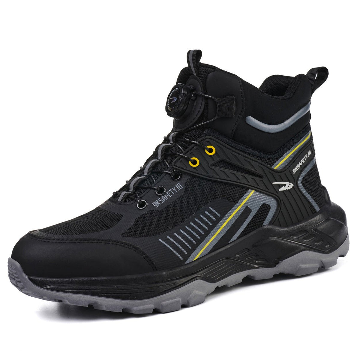 Anti smashing and anti piercing steel toe cap construction site wear-resistant high top work boots - Outdoors & Sports Tinker Time