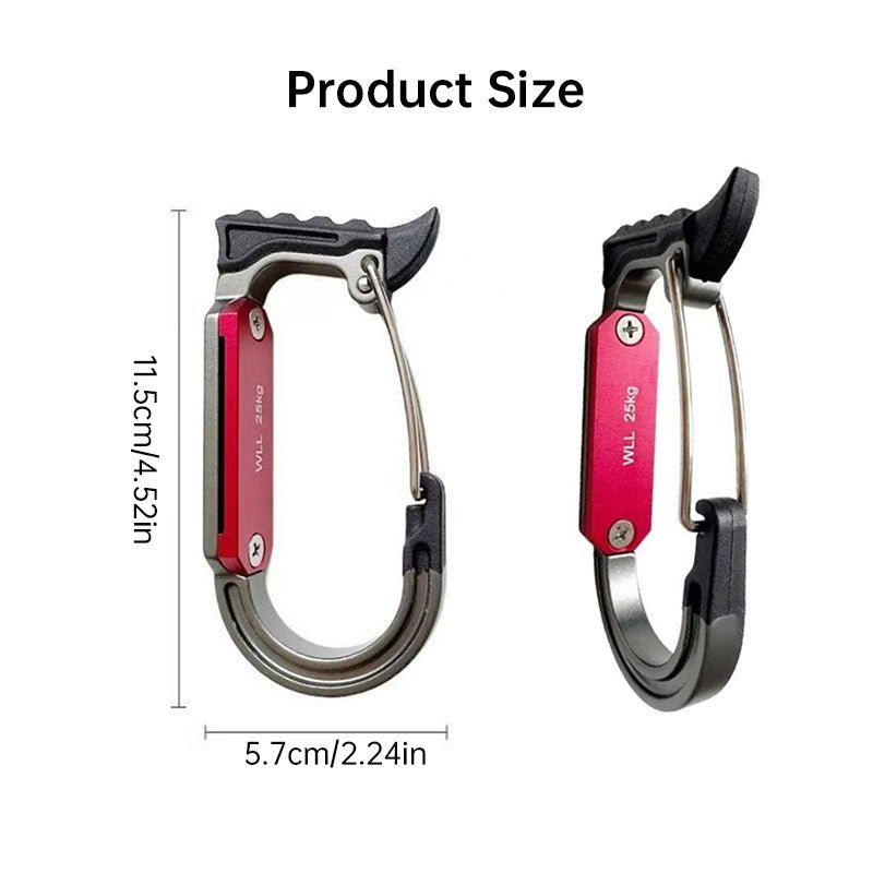 Arborist Climbing Harness with Quickdraw Carabiners for Rock Climbing & High-Altitude Rescue - Outdoors & Sports Tinker Time