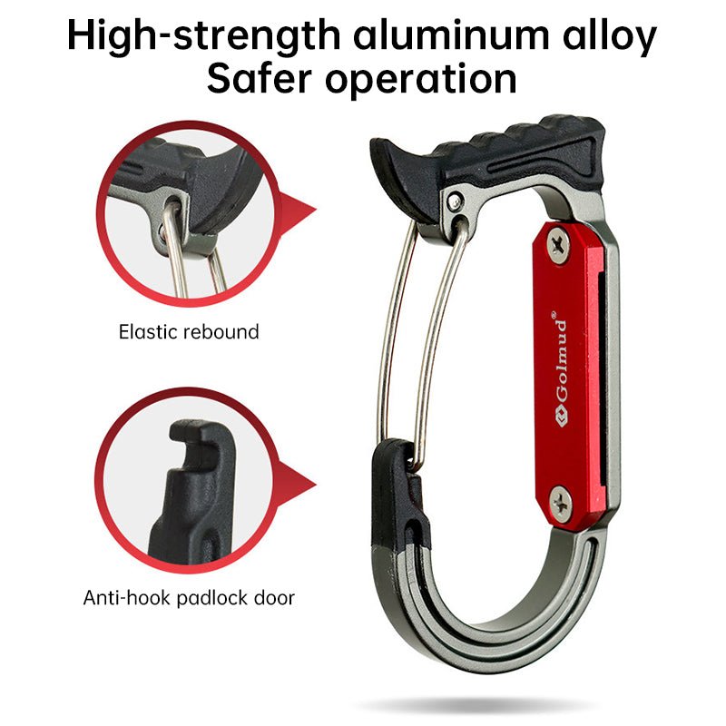 Arborist Climbing Harness with Quickdraw Carabiners for Rock Climbing & High-Altitude Rescue - Outdoors & Sports Tinker Time