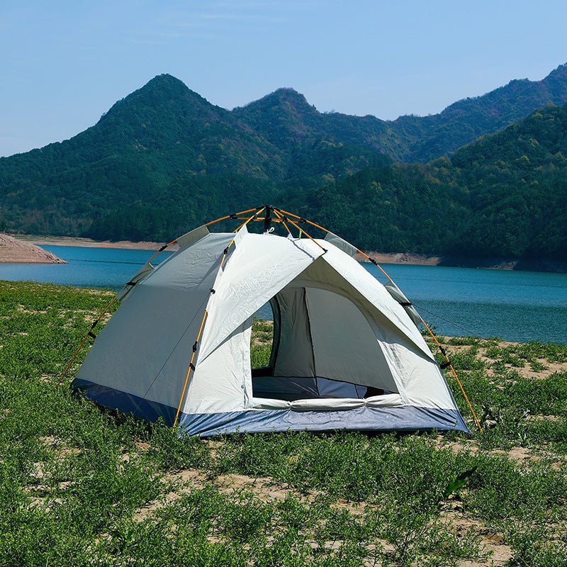 Automatic Pop Up Camping Tent 3-4 Person, Instant Setup Waterproof UV Protection Sun Shelter for Beach Fishing Outdoor - Outdoors & Sports Tinker Time