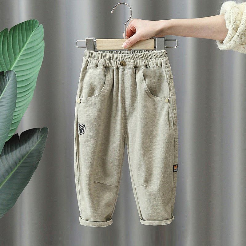 Boys Casual Cargo Pants Long Trousers - Outdoors & Sports Tinker Time