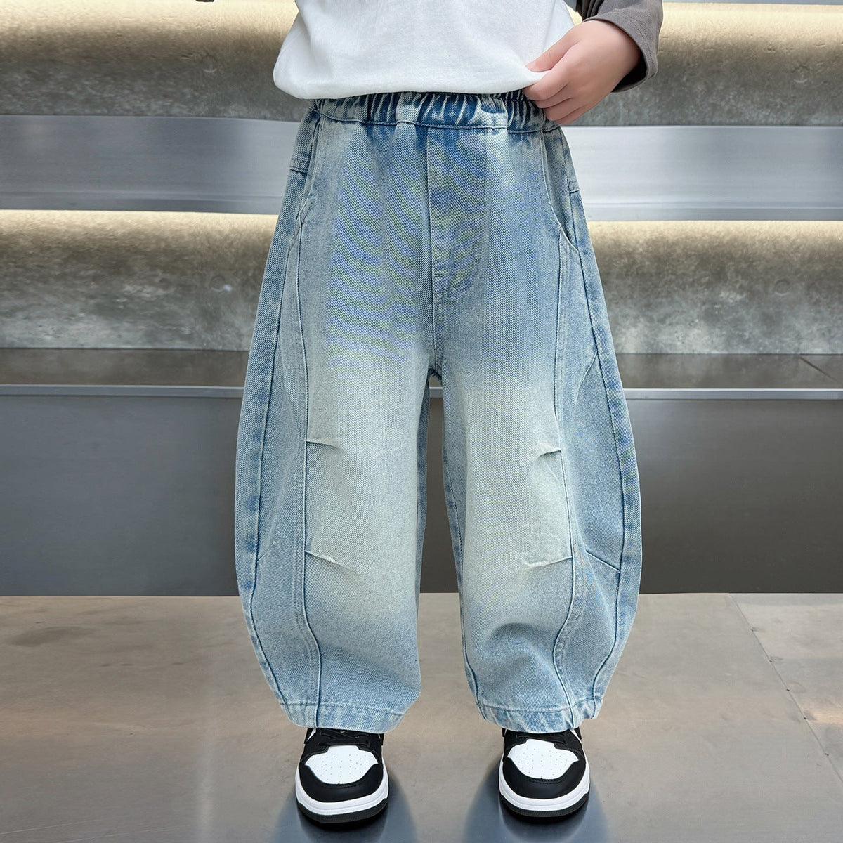 Boys' Casual Denim Curved Leg Pants - Outdoors & Sports Tinker Time