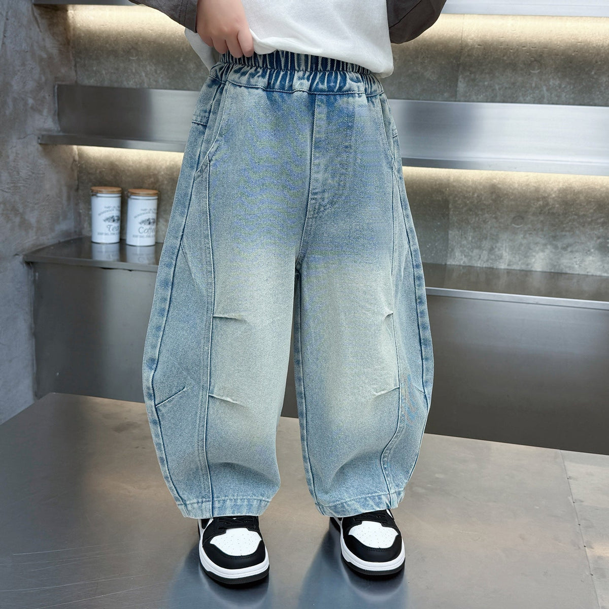 Boys' Casual Denim Curved Leg Pants - Outdoors & Sports Tinker Time