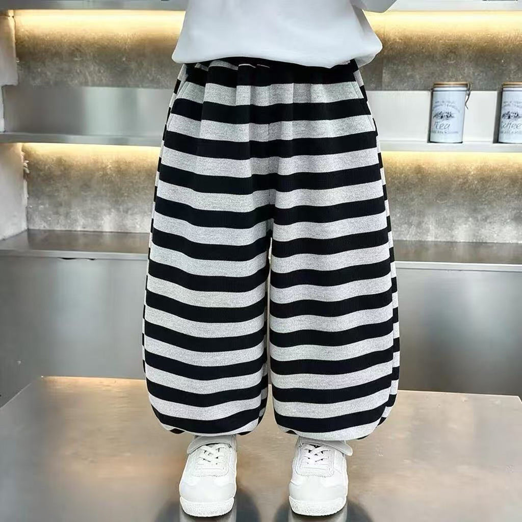 Boys' Casual Striped Sweatpants Jogger Pants - Outdoors & Sports Tinker Time