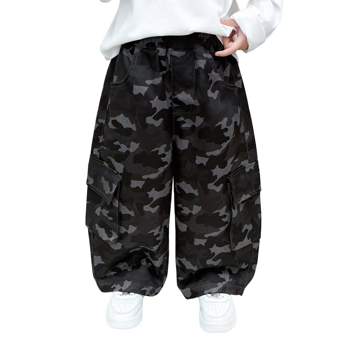 Boys'Casual Camouflage Cargo Pants - Outdoors & Sports Tinker Time