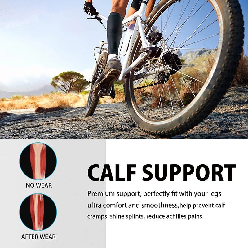 Calf protection pressure vein socks strong pressure shaping slimming calf elasticity pressure socks calf protection - Outdoors & Sports Tinker Time