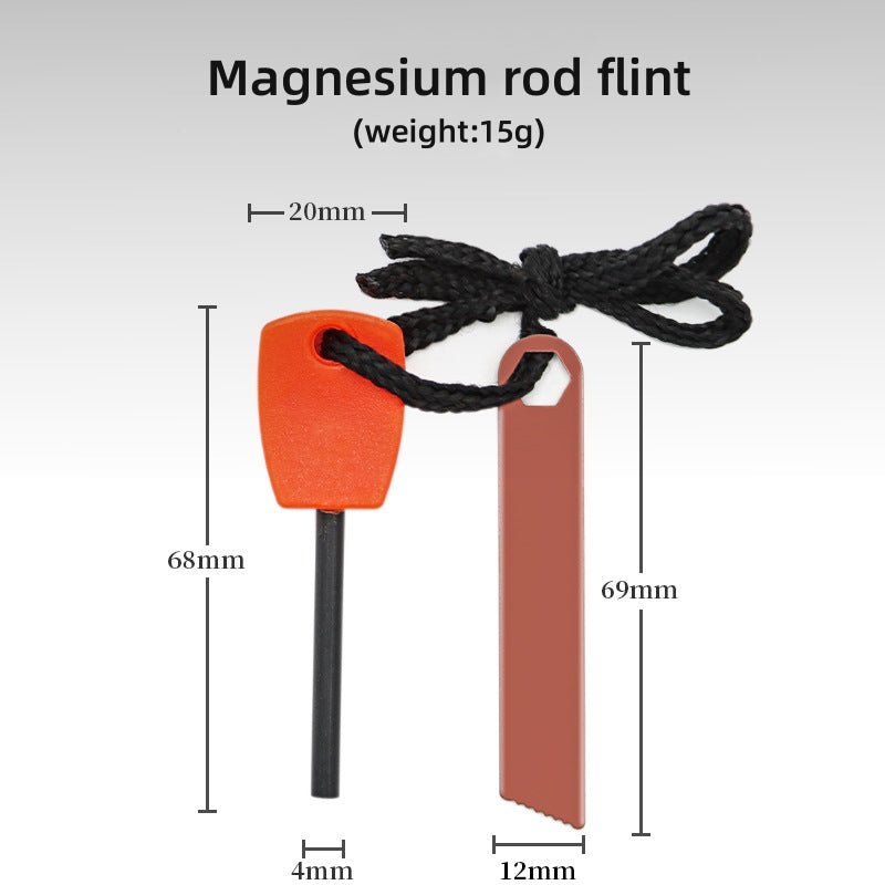 Camping set small mini flint waterproof ignition magnesium strip magnesium rod - Outdoors & Sports Tinker Time