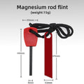 Camping set small mini flint waterproof ignition magnesium strip magnesium rod - Outdoors & Sports Tinker Time