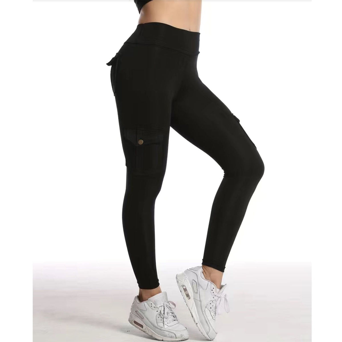 Cargo Patchwork Fitted Athletic Running Fitness Yoga Trousers - Outdoors & Sports Tinker Time