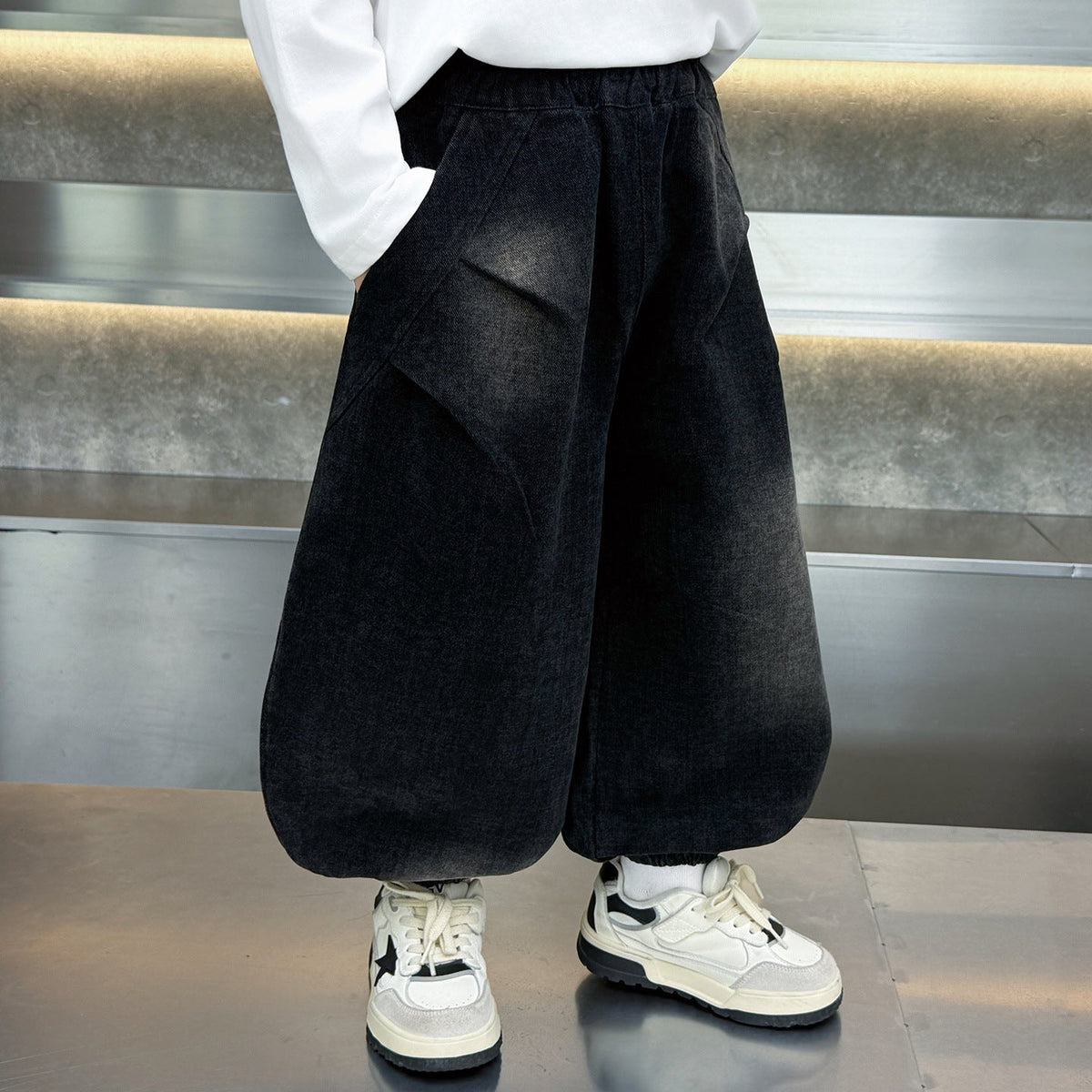 Casual Straight Leg Denim Jeans for Kids Boys Long Pants - Outdoors & Sports Tinker Time