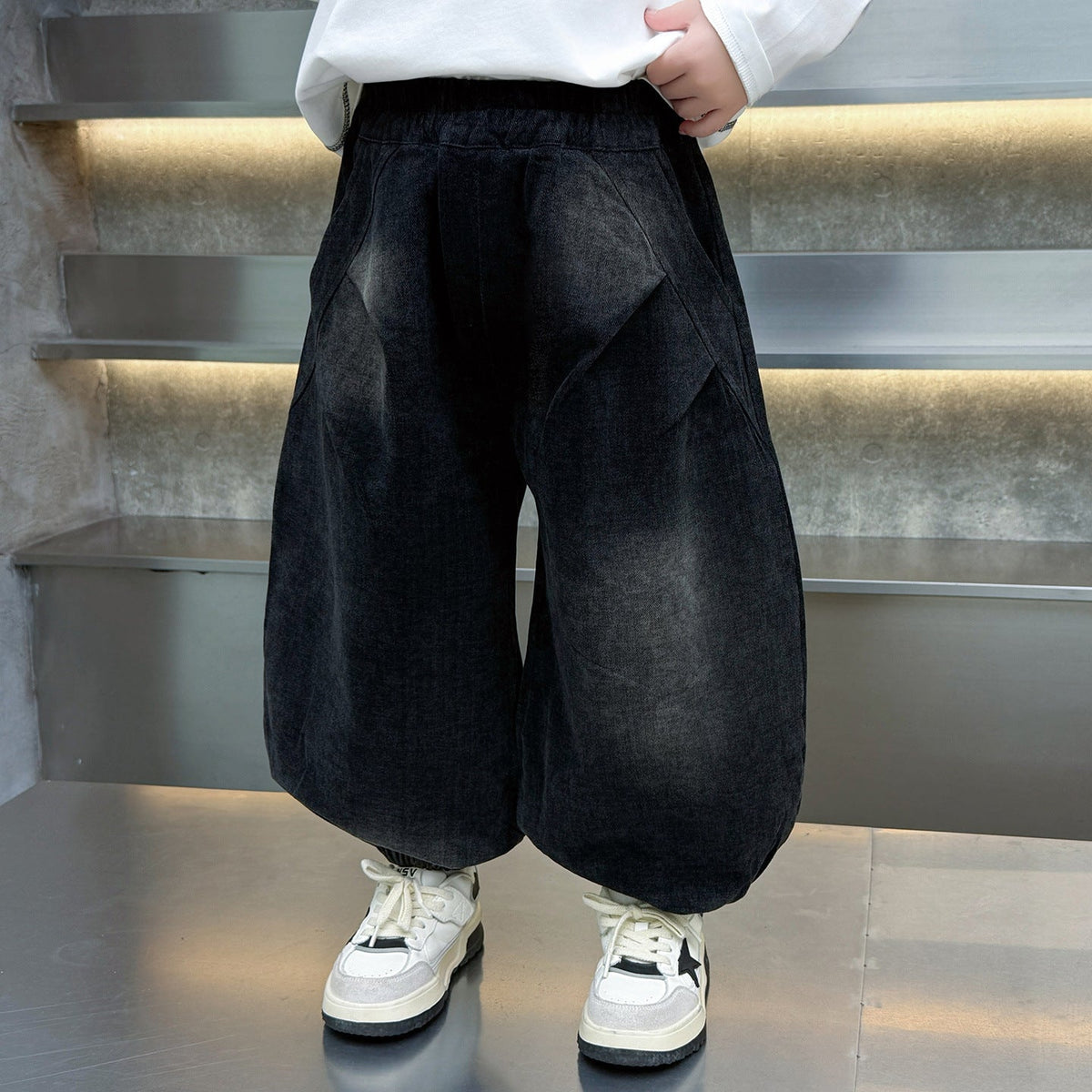 Casual Straight Leg Denim Jeans for Kids Boys Long Pants - Outdoors & Sports Tinker Time