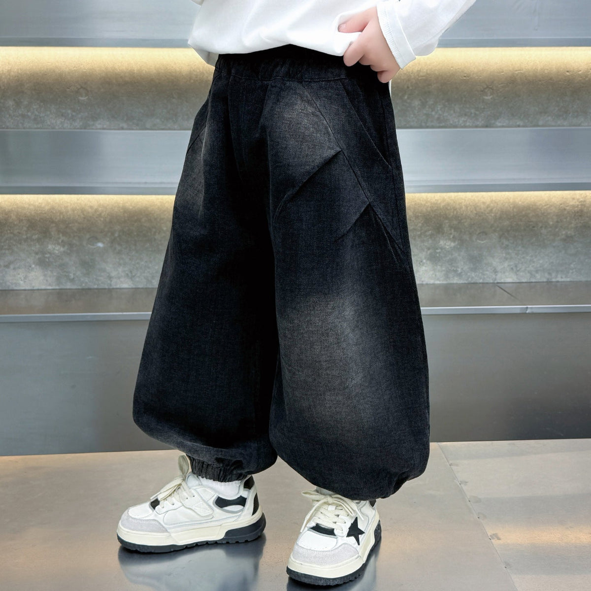 Casual Straight Leg Denim Jeans for Kids Boys Long Pants - Outdoors & Sports Tinker Time