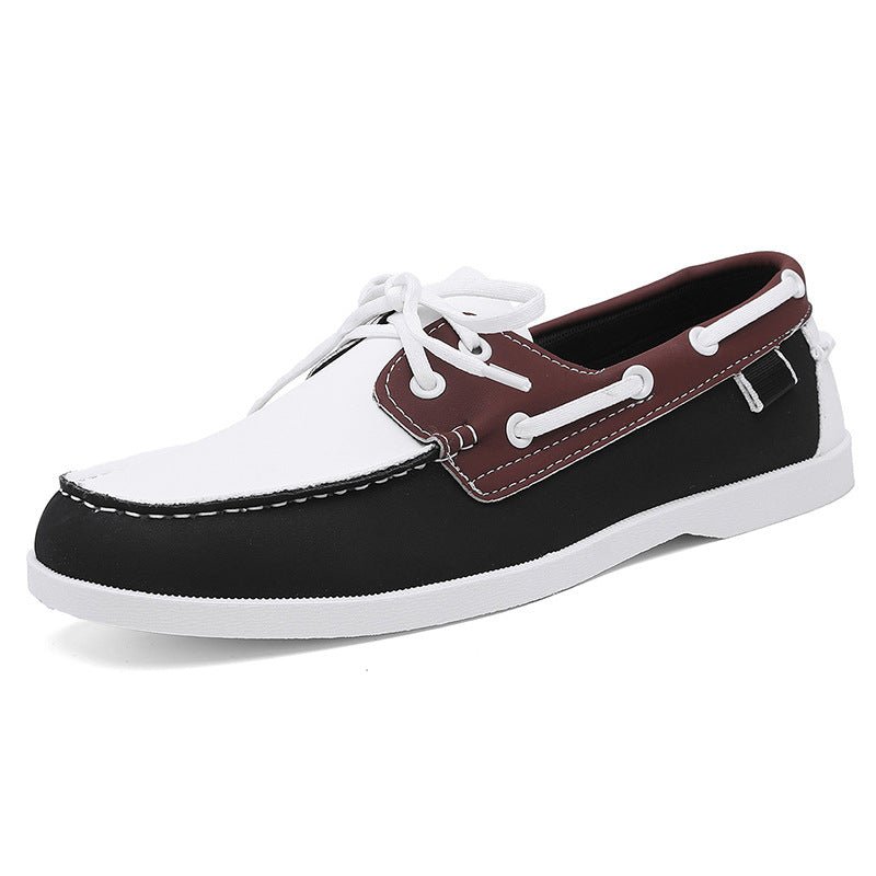 Casual Summer Men's Belted British Style Versatile Loafer Breathable Leisure Work Commuting Lazy Shoes - Outdoors & Sports Tinker Time