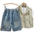 Casual Washed Denim Shorts for Boys Kids Summer Cotton Pants Mid-Length Five-Quarter Pants Wholesale - Outdoors & Sports Tinker Time