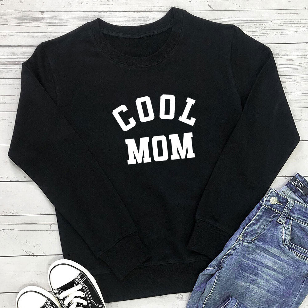 Cool MOM pure letter printed hoodie - Outdoors & Sports Tinker Time