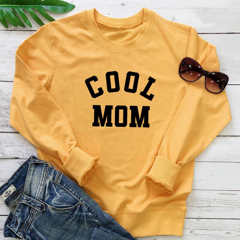 Cool MOM pure letter printed hoodie - Outdoors & Sports Tinker Time