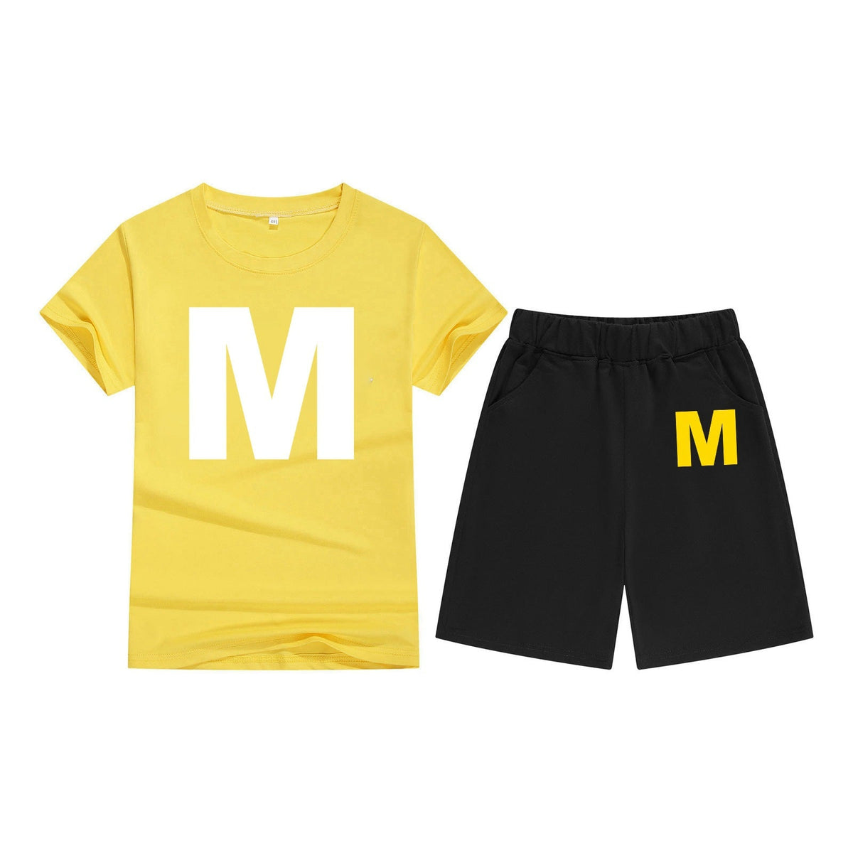 Cotton T-Shirt Short Sleeve Candy Color Comfortable Kids Round Neck T-Shirt Printed Pattern Embroidery - Outdoors & Sports Tinker Time