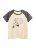 Cute Cartoon Print Short Sleeve T-Shirt for Girls - Outdoors & Sports Tinker Time